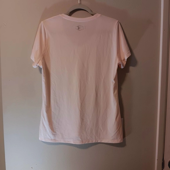 Under Armour Light Pink V-Neck Active Tee - Picture 5 of 12